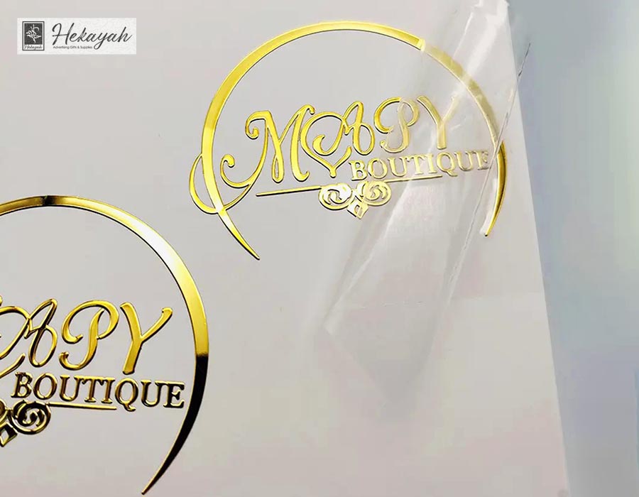 PVC Stickers White 2